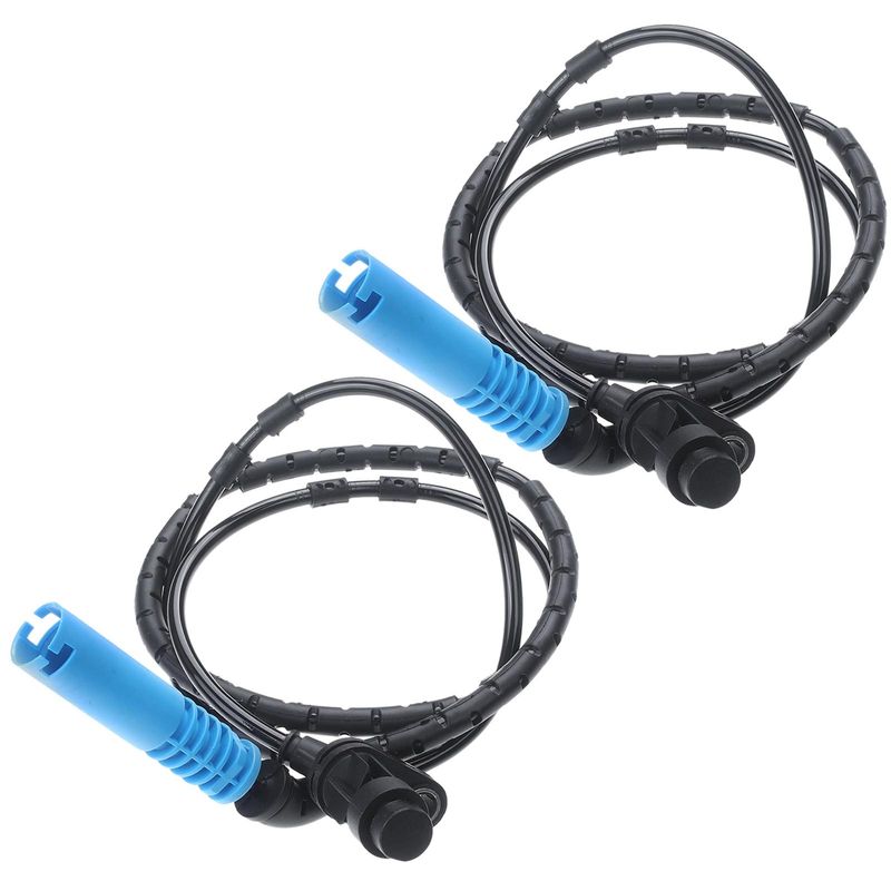 2 Pcs Rear Driver & Passenger ABS Wheel Speed Sensor for BMW E90 325xi 330xi 01-05