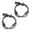 2 Pcs Front Driver & Passenger ABS Wheel Speed Sensor for 2012 Mazda 2