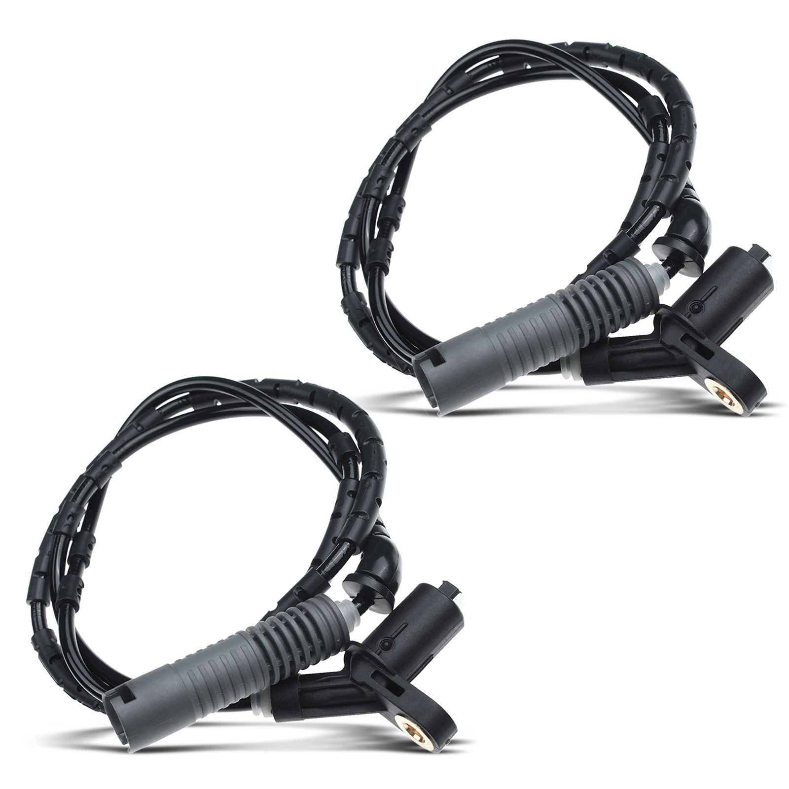 2 Pcs Rear Driver & Passenger ABS Wheel Speed Sensor for 2001 BMW 330Ci