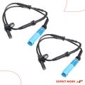 2 Pcs Front Driver & Passenger ABS Wheel Speed Sensor for 2005 BMW 745Li