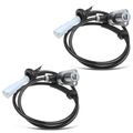 2 Pcs Rear Driver & Passenger ABS Wheel Speed Sensor for 1991 BMW 318i