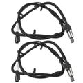 2 Pcs Rear Driver & Passenger ABS Wheel Speed Sensor for 2000 Ford Crown Victoria