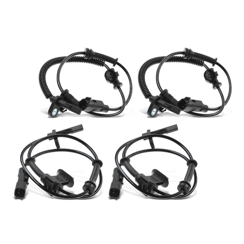 4 Pcs Front & Rear ABS Wheel Speed Sensor for 2015 Chevrolet Camaro