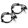 2 Pcs Rear Driver & Passenger ABS Wheel Speed Sensor for 2011 Mazda 2