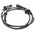 2 Pcs Rear Driver & Passenger ABS Wheel Speed Sensor for 1993 Volkswagen Golf