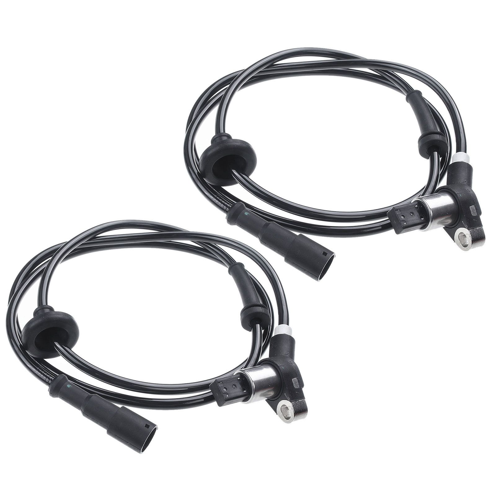 2 Pcs Rear Driver & Passenger ABS Wheel Speed Sensor for 1993 Volkswagen Golf