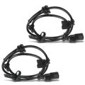 2 Pcs Front Driver & Passenger ABS Wheel Speed Sensor for Ford Fiesta 2011