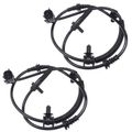 2 Pcs Rear Driver & Passenger ABS Wheel Speed Sensor for 2015 Ford Explorer