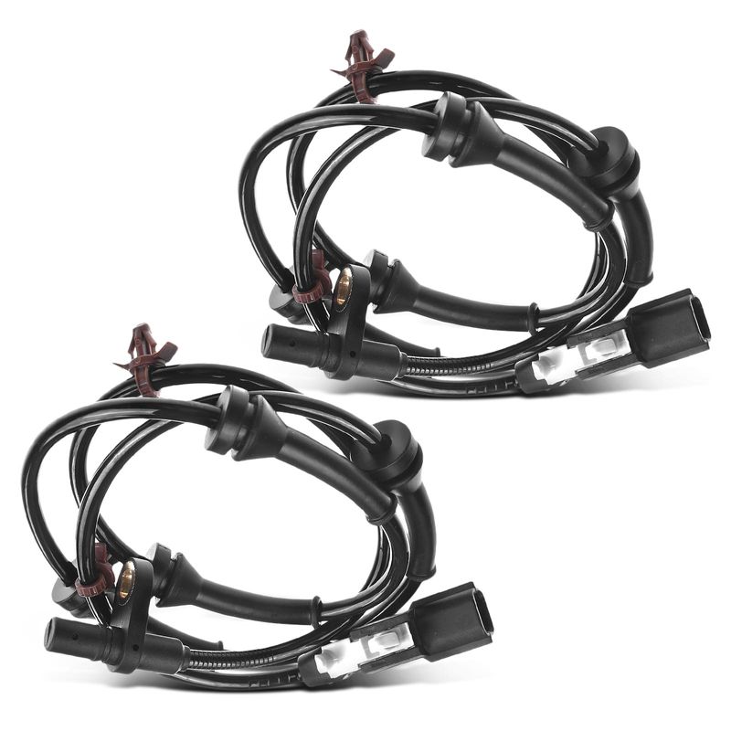 2 Pcs Rear Driver & Passenger ABS Wheel Speed Sensor for 2014 Nissan Rogue