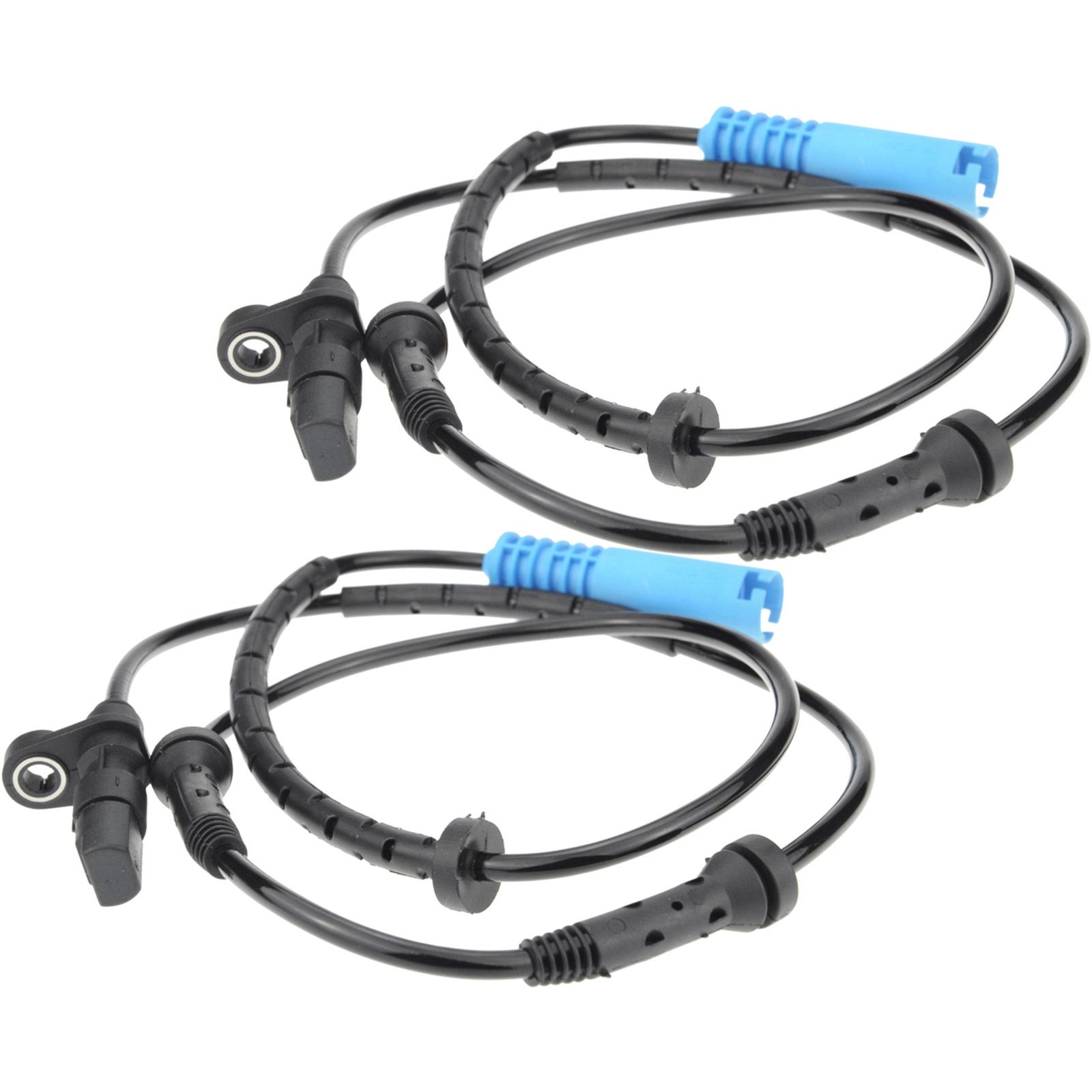 2 Pcs Rear Driver & Passenger ABS Wheel Speed Sensor for 2002 BMW 540i