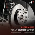 Front Passenger ABS Wheel Speed Sensor for Volvo S60 2011-2015 S80 Sedan