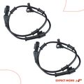 2 Pcs Front Left & Right ABS Wheel Speed Sensor for 2003 Ford E-550 Super Duty