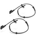 2 Pcs Rear ABS Wheel Speed Sensor for Fiat 500L 2014-2020 L4 1.4L