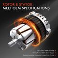 The rotor and stator of A-Premium alternator for 1992 Cadillac DeVille 4.9L V8 meet OEM specs