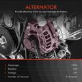 Alternator 140A 12V 12V CW 6-Groove for 1995 Buick Park Avenue 3.8L V6