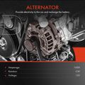 Alternator 160A 12V CW without Pulley for Ford F-650 F-750 Kenworth Sterling Truck