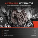 Alternator 140A 12V CW 6-Groove for Audi A3 TT VW Golf Jetta GTI EOS Passat