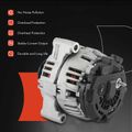 Alternator 100A 12V CW 6-Groove Pulley for Chevrolet Silverado 1500 HD GMC