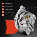 Alternator 120A 12V CW 6-Groove Clutch Pulley for 2009 Mitsubishi Outlander 2.4L l4