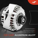 Alternator 160A 12V CW 6-Groove Clutch Pulley for Dodge Journey 2009-2020 2.4L