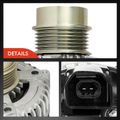 Alternator 150A 12V CW 6-Groove Decoupler Pulley for Cadillac SRX 2010-2011 Saab 9-5 9-4X V6 2.8L