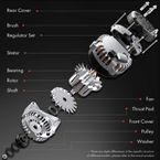 Alternator for Dodge Ram 2500 Ram 3500 1999-2000 L6 5.9L 136A/12V CW Rotation