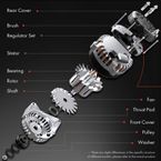 Alternator 160A 12V CW 6-Groove for Dodge Durango Jeep Grand Cherokee Liberty