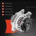 Alternator 136A 12V CW 7-Groove Pulley for Dodge Ram 2500 Ram 3500 02-03 V10 8.0L