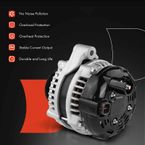 Alternator for Honda Odyssey 2002-2004 Pilot Acura MDX 130A/12V 6-Groove CW