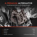 Key specs of alternator for 2019 Hyundai Accent 1.6L l4