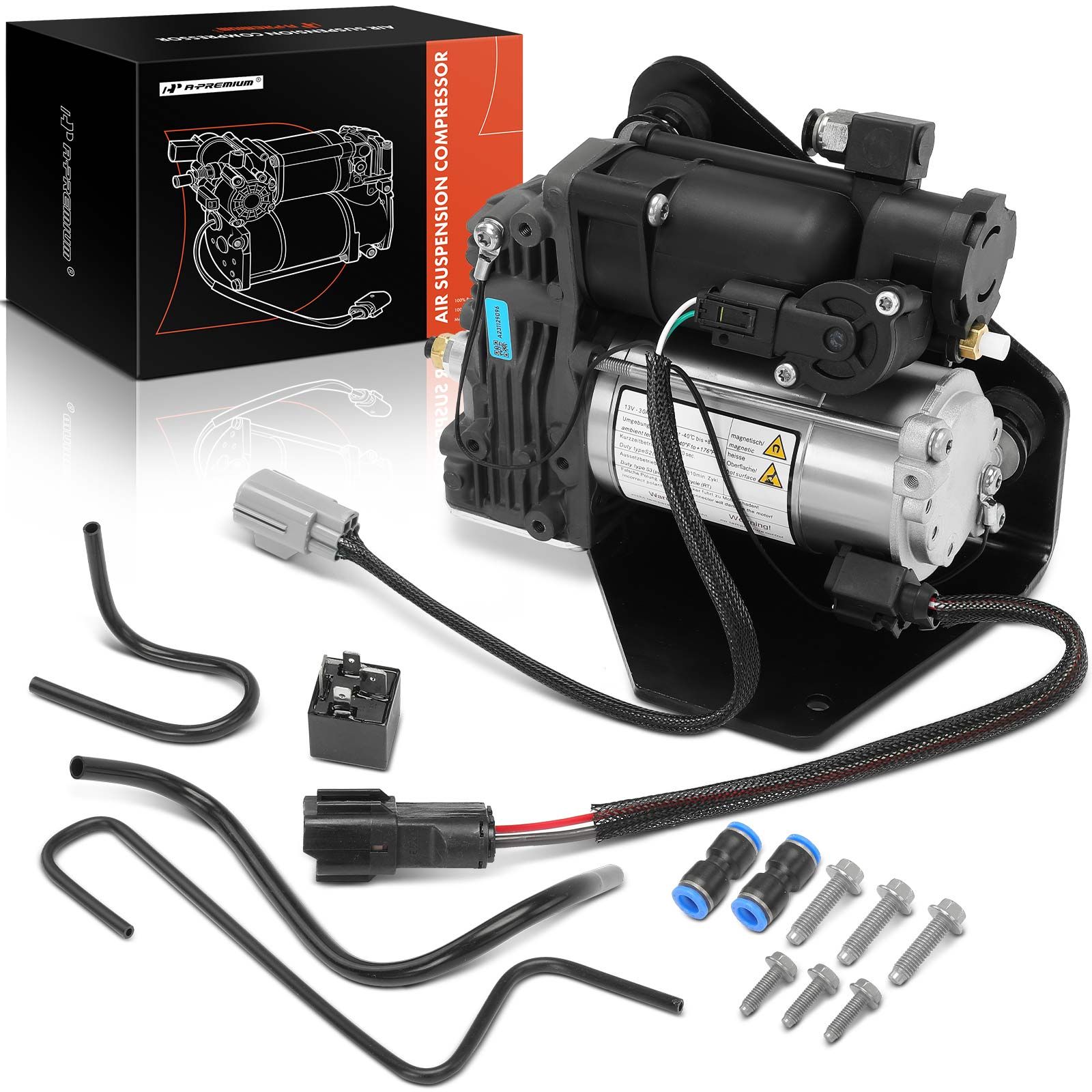 Air Suspension Compressor with Bracket for 2009 Land Rover Range Rover Sport