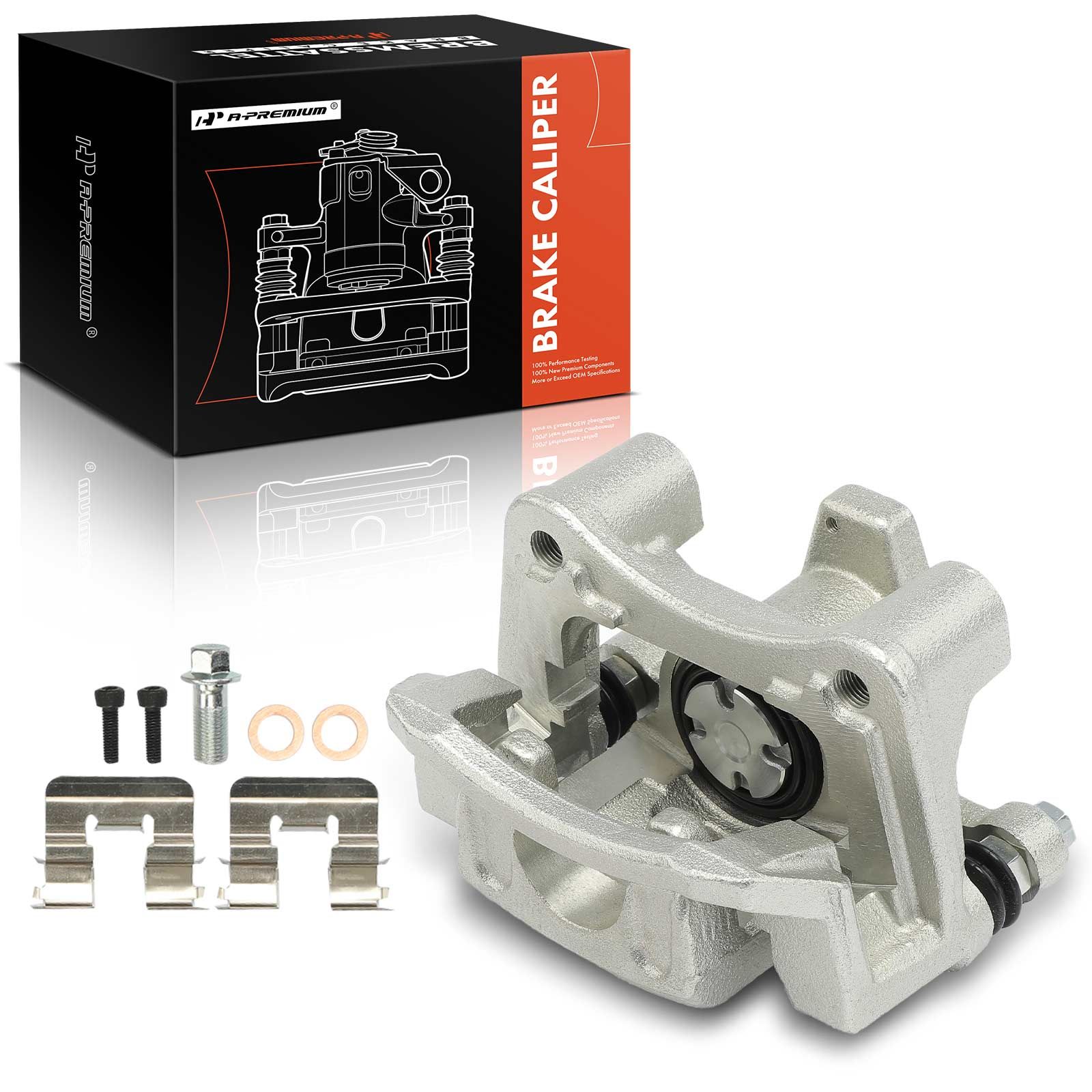 Rear Driver Brake Caliper with Bracket for 2015 Hyundai Sonata