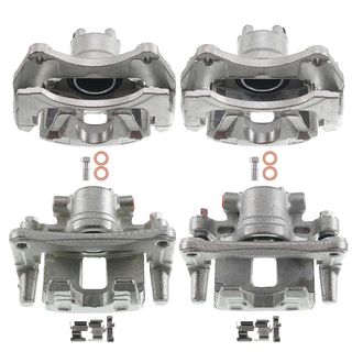 4 Pcs Front & Rear Brake Calipers for Chrysler 200 Sebring Dodge Jeep Compass 302mm