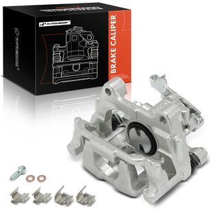 Rear Driver Brake Caliper with Bracket for Volkswagen Jetta Golf