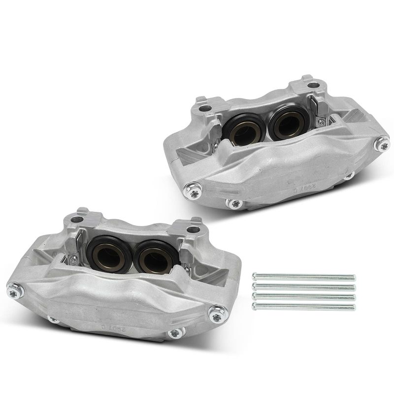 2 Pcs Front Disc Brake Caliper with bracket for Acura RL 2005-2012 V6 3.5L 3.7L