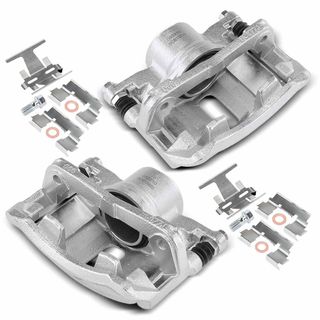 2 Pcs Front Disc Brake Calipers with Bracket for Honda Accord 1990-1993