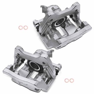 2 Pcs Rear Disc Brake Calipers with Bracket for Land Rover LR3 2005-2009