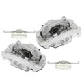 2 Pcs Front Brake Caliper with Bracket for 2009 BMW 335i