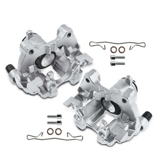 2 Pcs Rear Disc Brake Calipers with Bracket for Audi A3 TT Quattro VW Golf