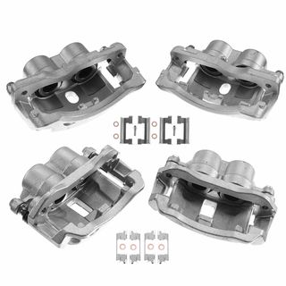 4 Pcs Front & Rear Disc Brake Calipers for Chevy Express GMC Savana 2500 3500