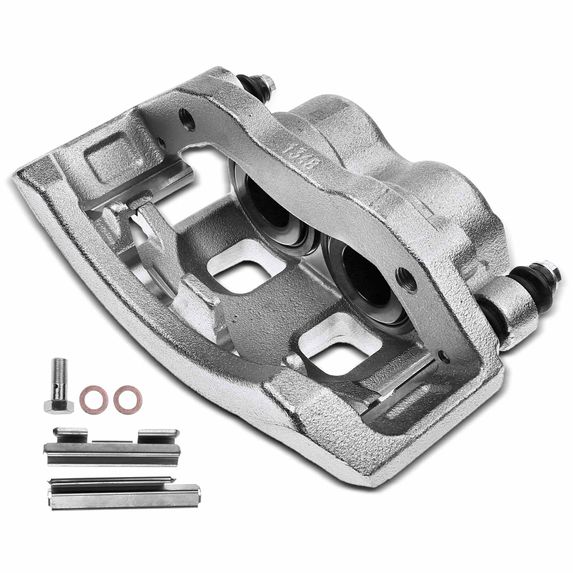 thumbnail image 2 of Front Driver And Passenger Side Brake Caliper Set Caliper Brackets Compatible With 05-11 Chrysler 300 With Dual Piston Calipers Without Brembo Brake Calipers 2 of 13