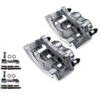 2 Pcs Rear Brake Caliper with Bracket for Dodge Ram 1500 2006-2008 Ram 2500