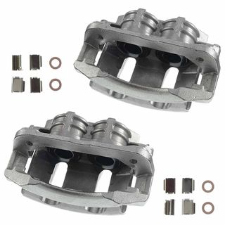 2 Pcs Front Disc Brake Calipers with Bracket for Ford Freestar Mercury Monterdy