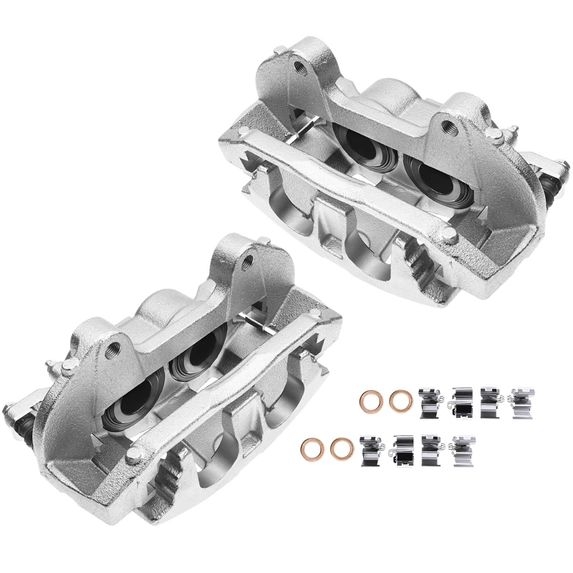 2 Pcs Front Disc Brake Calipers with Bracket for Dodge Journey 2012-2020