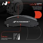 6 Pcs Front Disc Brake Calipers + Ceramic Pads for Dodge Journey 2012-2019