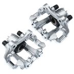 2 Pcs Rear Brake Caliper with Bracket for Dodge Durango Jeep Grand Cherokee