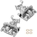 2 Pcs Rear Brake Caliper with Bracket for Ford Focus 2000-2007