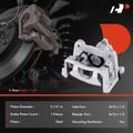 2 Pcs Rear Brake Caliper with Bracket for Mazda 3 3 Sport 2017-2018