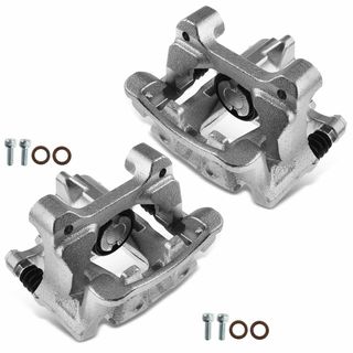 2 Pcs Rear Disc Brake Calipers with Bracket for Kia Optima 2013-2015