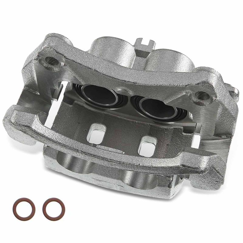 Front Driver Brake Caliper with Bracket for 2016 Infiniti Q50